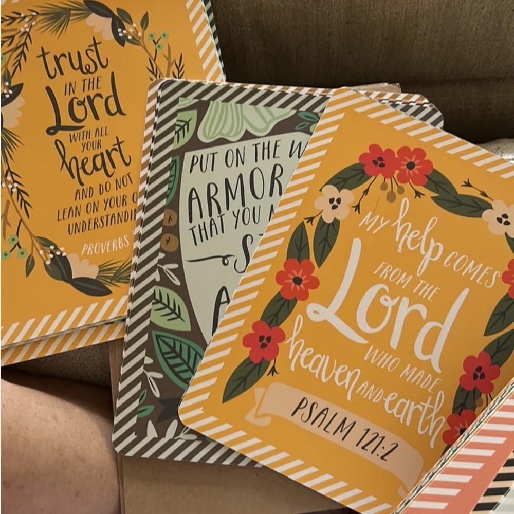 Never used 8x10 ABC Scripture cards from She Reads Truth